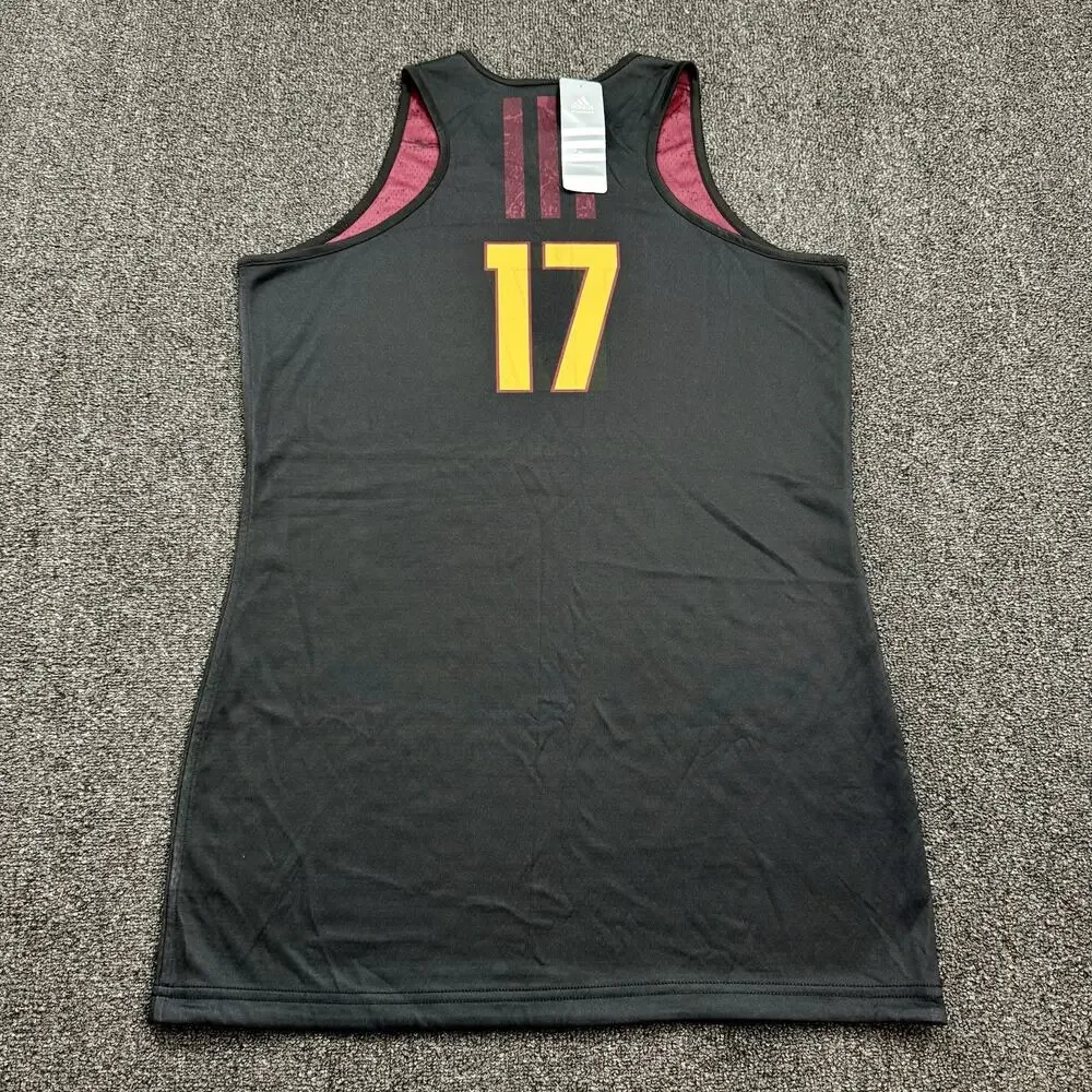Adidas Arizona State Sun Devils Custom Basketball Jersey Reversible Size Large